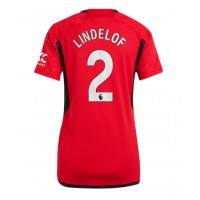 Manchester United Victor Lindelof #2 Replika Hemmatröja Dam 2023-24 Kortärmad